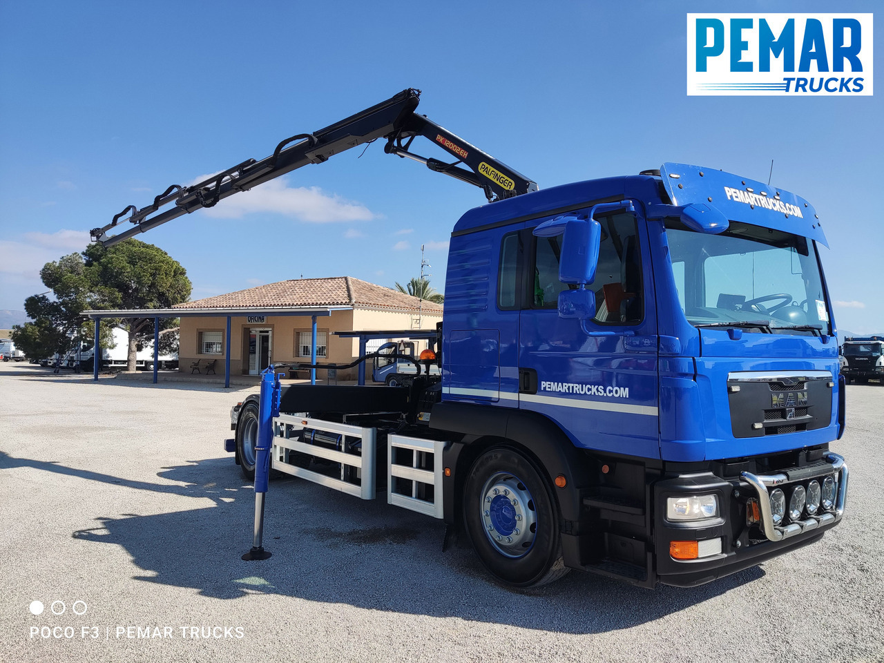 Hook lift truck, Crane truck MAN TGM 18.290 GRUA MULTILIFT: picture 15