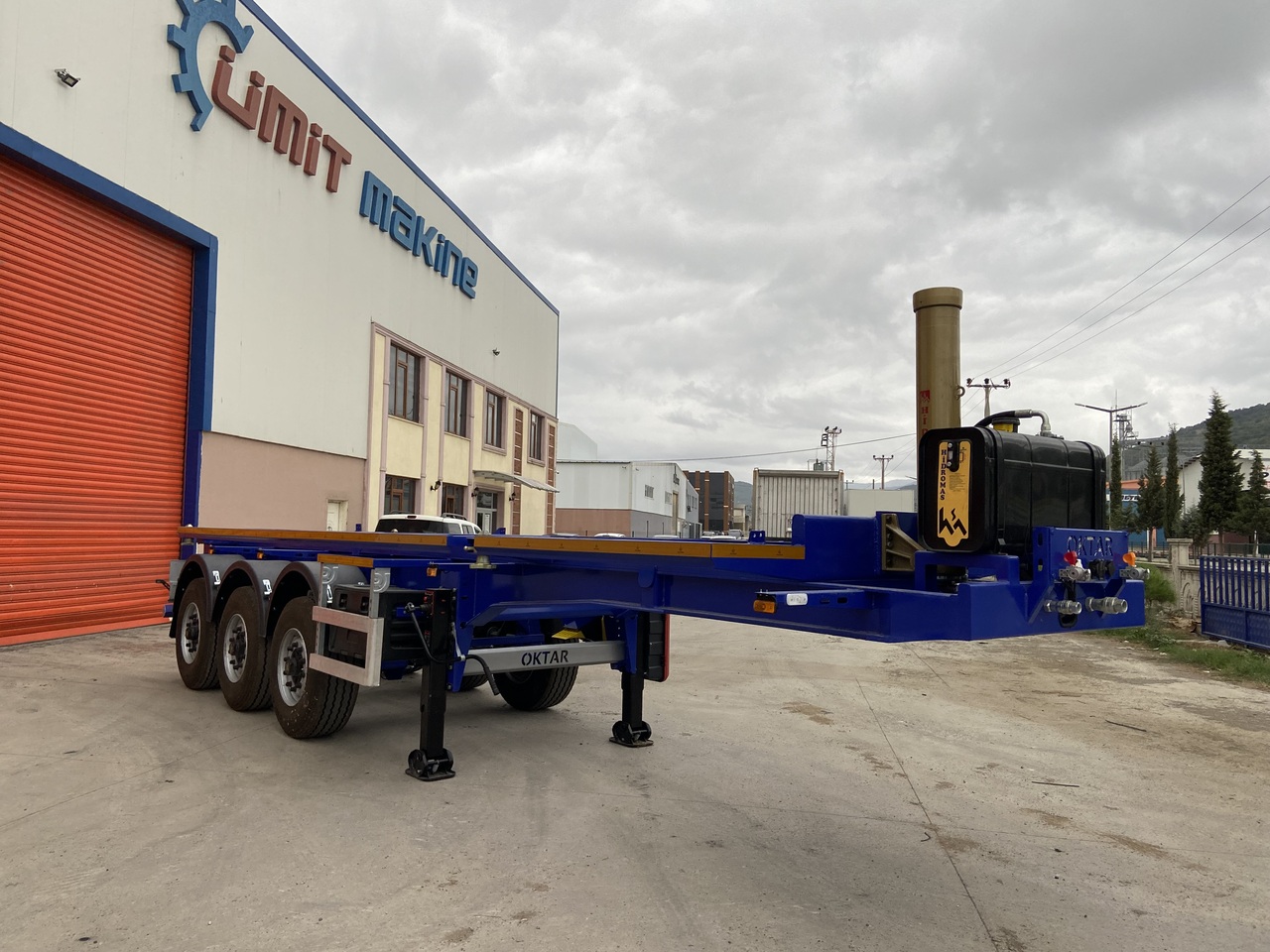 OKTAR CONTAINER TIPPER TRAILER ADR 2023 - Container transporter/ Swap body semi-trailer: picture 2 OKTAR CONTAINER TIPPER TRAILER ADR 2023 - Container transporter/ Swap body semi-trailer: picture 2