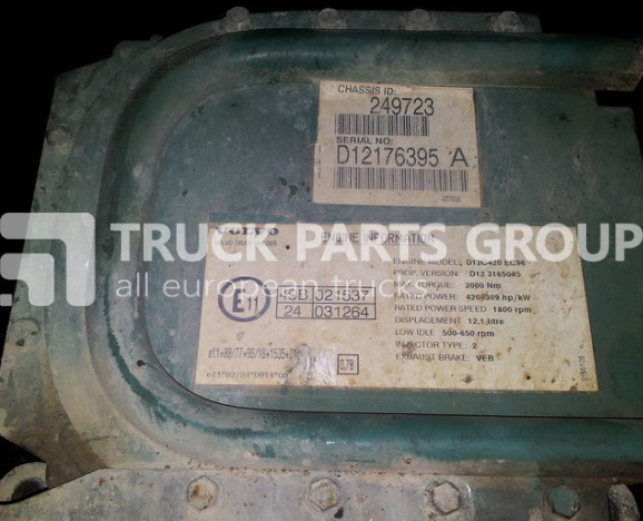 VOLVO FH12, FM12 engine control unit, engine computer D12C engine type control unit - ECU for Truck: picture 1 VOLVO FH12, FM12 engine control unit, engine computer D12C engine type control unit - ECU for Truck: picture 1