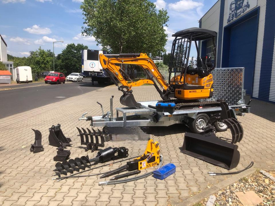 Minibagger BK1700JS +Tieflader +Zubehör *INKL.19% MWST*BERGER KRAUS*KUBOTA*JOYST*SOFORT! - Mini excavator: picture 2 Minibagger BK1700JS +Tieflader +Zubehör *INKL.19% MWST*BERGER KRAUS*KUBOTA*JOYST*SOFORT! - Mini excavator: picture 2