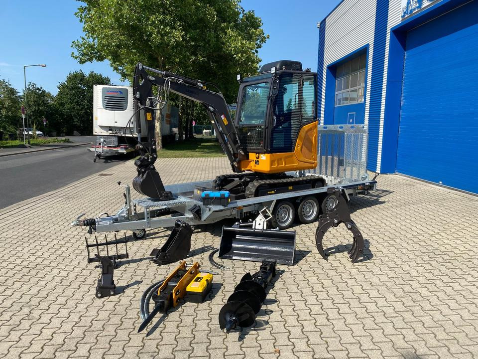 Minibagger BK2800ASR + Tieflader + Zubehör *INKL.19% MWST*BERGER KRAUS*KUBOTA*SCHWENKARM* VERSTELLFAHRWERK*KLIMA* - Mini excavator: picture 1 Minibagger BK2800ASR + Tieflader + Zubehör *INKL.19% MWST*BERGER KRAUS*KUBOTA*SCHWENKARM* VERSTELLFAHRWERK*KLIMA* - Mini excavator: picture 1