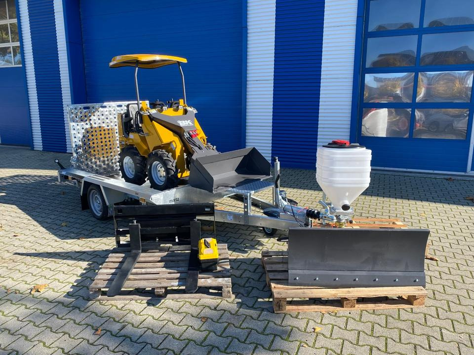 Radlader/Mini-Radlader BK360SW inkl. Tieflader und Winter-Komplettpaket *INKL.19% MWST*BERGER KRAUS*B&S MOTOR*SOFORT!* - Compact loader, Trailer: picture 2 Radlader/Mini-Radlader BK360SW inkl. Tieflader und Winter-Komplettpaket *INKL.19% MWST*BERGER KRAUS*B&S MOTOR*SOFORT!* - Compact loader, Trailer: picture 2