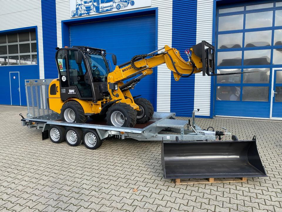 Teleskoplader/Radlader BK810T inkl. Tieflader und Gabel/Schaufelpaket *INKL.19% MWST*BERGER KRAUS*KUBOTA*EURO*CE* - Compact loader, Trailer: picture 2 Teleskoplader/Radlader BK810T inkl. Tieflader und Gabel/Schaufelpaket *INKL.19% MWST*BERGER KRAUS*KUBOTA*EURO*CE* - Compact loader, Trailer: picture 2