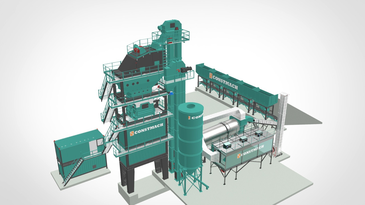 Constmach Centrale D'asphalte Stationnaire Livrée en Stock Garantie 2 ans - Asphalt plant: picture 1 Constmach Centrale D'asphalte Stationnaire Livrée en Stock Garantie 2 ans - Asphalt plant: picture 1