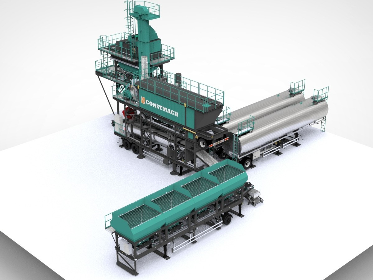 Constmach Centrales D'asphalte Mobiles de Type Batch - Asphalt plant: picture 1 Constmach Centrales D'asphalte Mobiles de Type Batch - Asphalt plant: picture 1