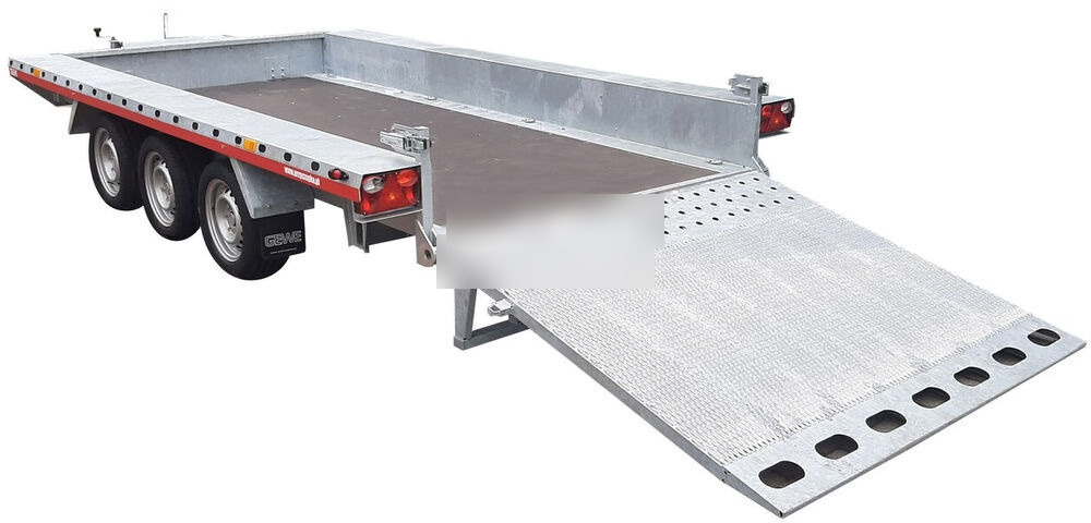 New Plant trailer Gewe Przyczepa pod minikoparkę 4x1,8m - 3osiowa, B3500 E/1: picture 7