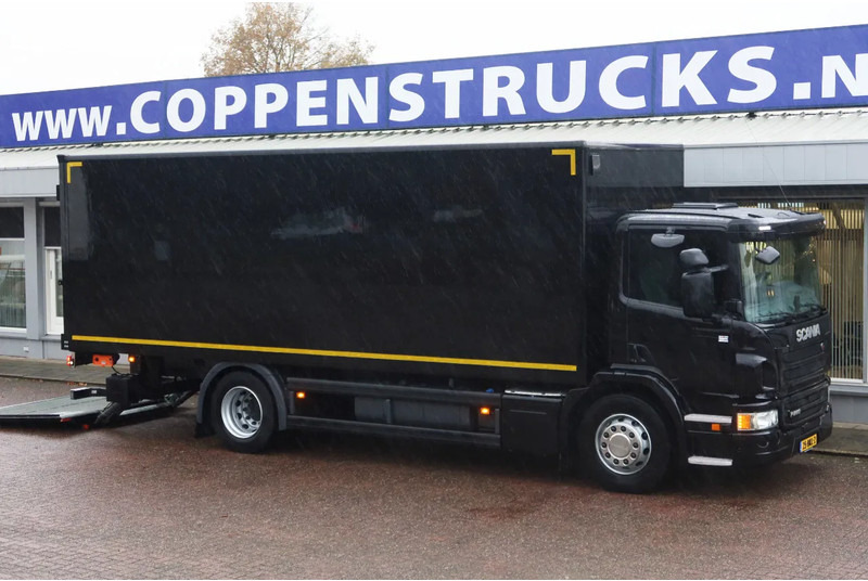 Scania P250 Bak+ Klep Dhollandia 1500 kg. Black line - Box truck: picture 2 Scania P250 Bak+ Klep Dhollandia 1500 kg. Black line - Box truck: picture 2