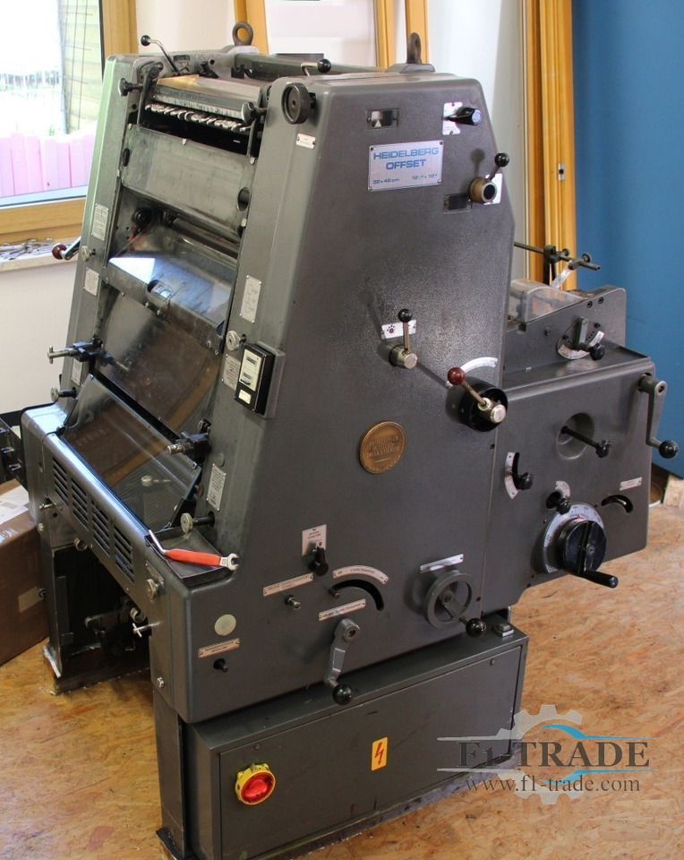 Heidelberg GTO46 - Offset printing machine: picture 1 Heidelberg GTO46 - Offset printing machine: picture 1