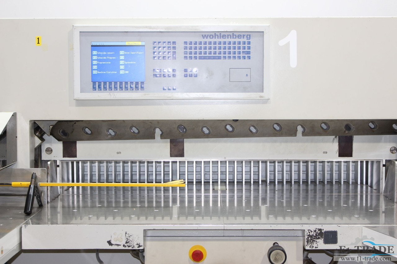Wohlenberg 137 CUT-Tec - Paper cutting machine: picture 4 Wohlenberg 137 CUT-Tec - Paper cutting machine: picture 4