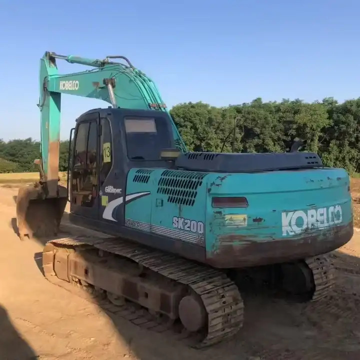 Excavator 20t Original Color 0.7 Japan Used Kobelco Sk200 Sk200-3 Crawler Excavator: picture 1