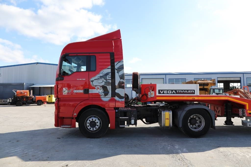 Tractor unit MAN TGX 18.500 4x2 LLS + Trailer Vega 3 axel lowbed: picture 8
