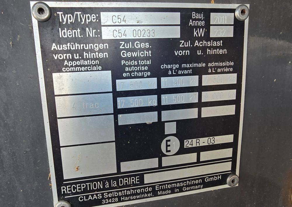 Claas Lexion 650 - Other machinery: picture 5 Claas Lexion 650 - Other machinery: picture 5