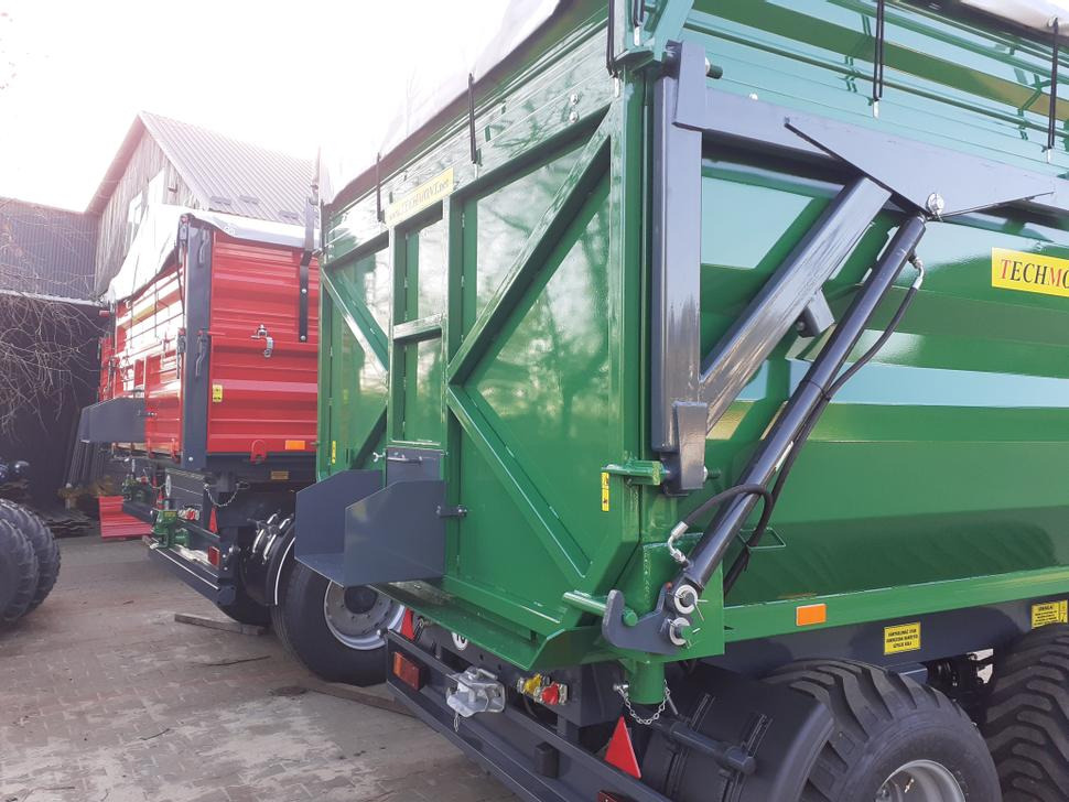 New Farm tipping trailer/ Dumper Techmont Anhänger Tandemkipper / Trailer / Remorque / Rimorchio / Remolque tándem / Прицеп монолитный двухосный тандем / Przyczepa tandem PTTCW112 12 t: picture 7
