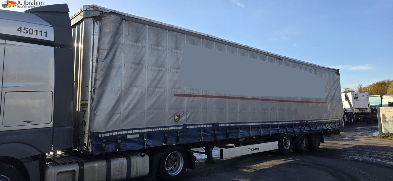 Krone SD Megatrailer Hubdach Liftachse | SAF Achsen - Curtainsider semi-trailer: picture 1 Krone SD Megatrailer Hubdach Liftachse | SAF Achsen - Curtainsider semi-trailer: picture 1