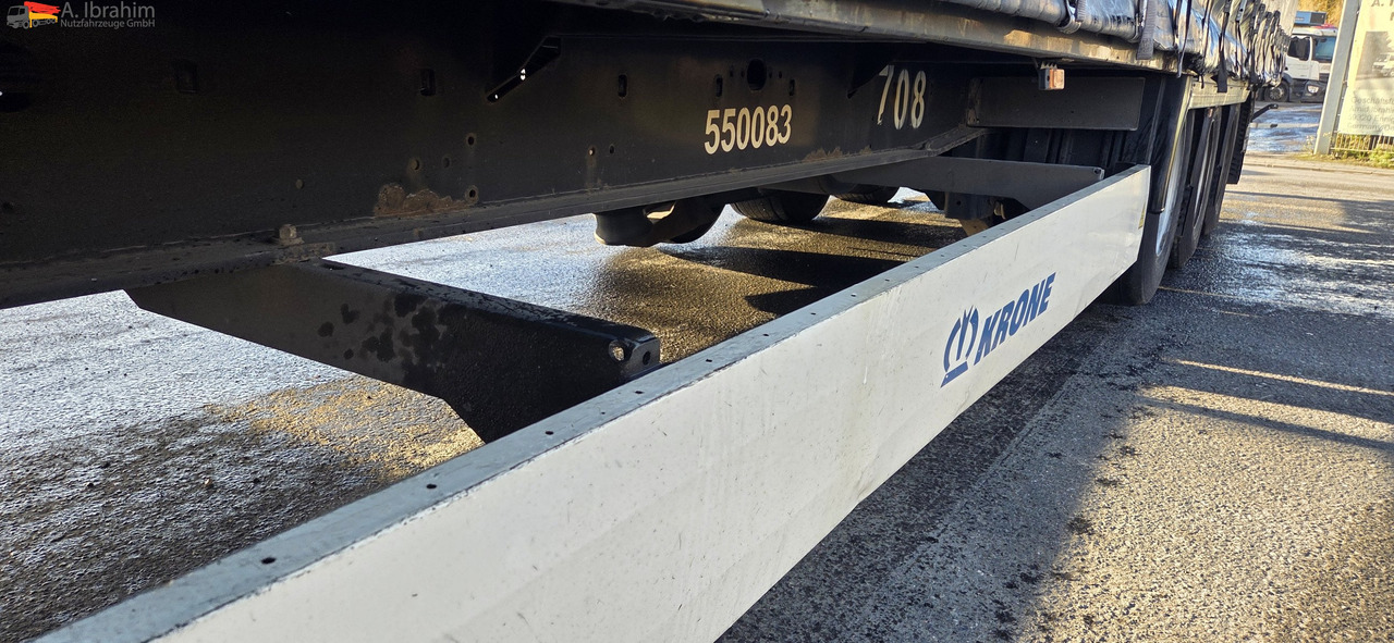 Curtainsider semi-trailer Krone SD Megatrailer Hubdach Liftachse | SAF Achsen: picture 15