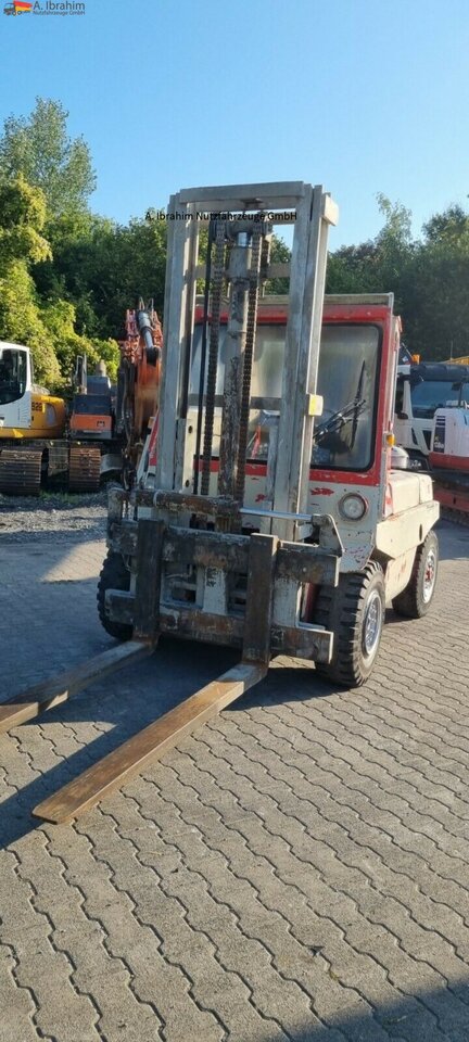 Diesel forklift Linde H 70, 7 t Stapler gut: picture 15