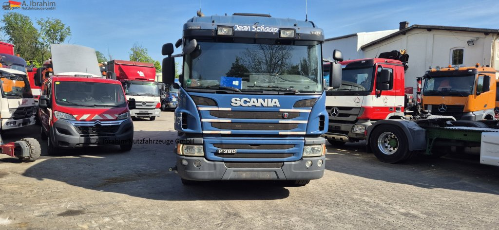 Tipper Scania P 380 Edelstahlkipper Tierentsorgung: picture 8