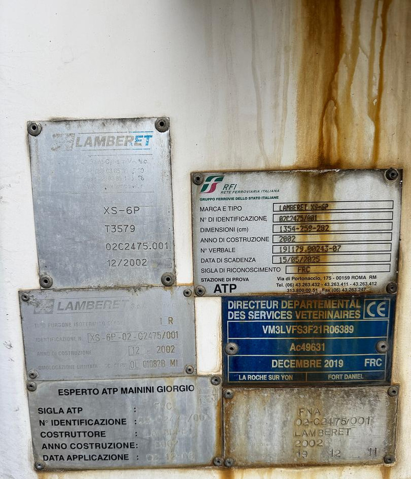 SEMIRIMORCHIO FRIGO LAMBERET - 2002 - Other machinery: picture 4 SEMIRIMORCHIO FRIGO LAMBERET - 2002 - Other machinery: picture 4