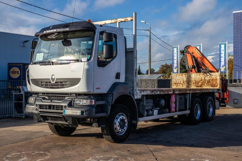 Renault KERAX 380DXI+E5+PK18TM/3EXT - Dropside/ Flatbed truck, Crane truck: picture 5 Renault KERAX 380DXI+E5+PK18TM/3EXT - Dropside/ Flatbed truck, Crane truck: picture 5