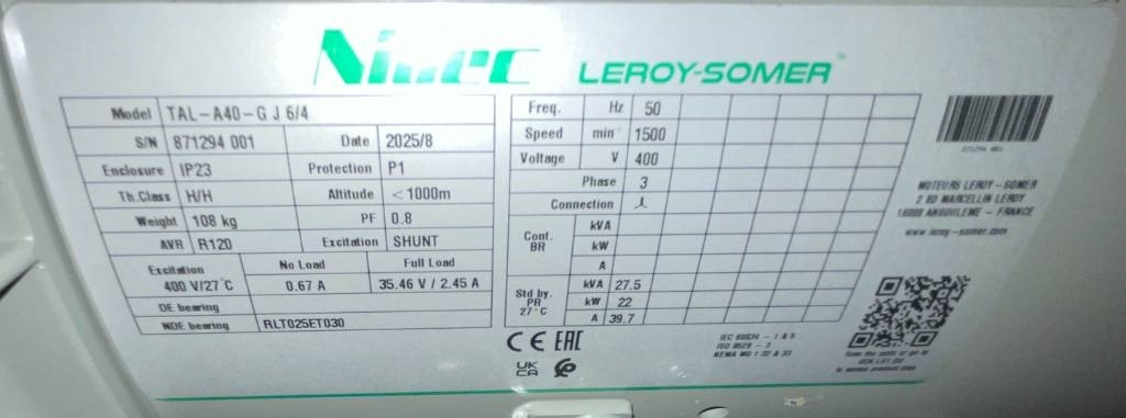 Perkins 404-22TG - 28 kVA Generator - DPX-19801.1 - Generator set: picture 5 Perkins 404-22TG - 28 kVA Generator - DPX-19801.1 - Generator set: picture 5