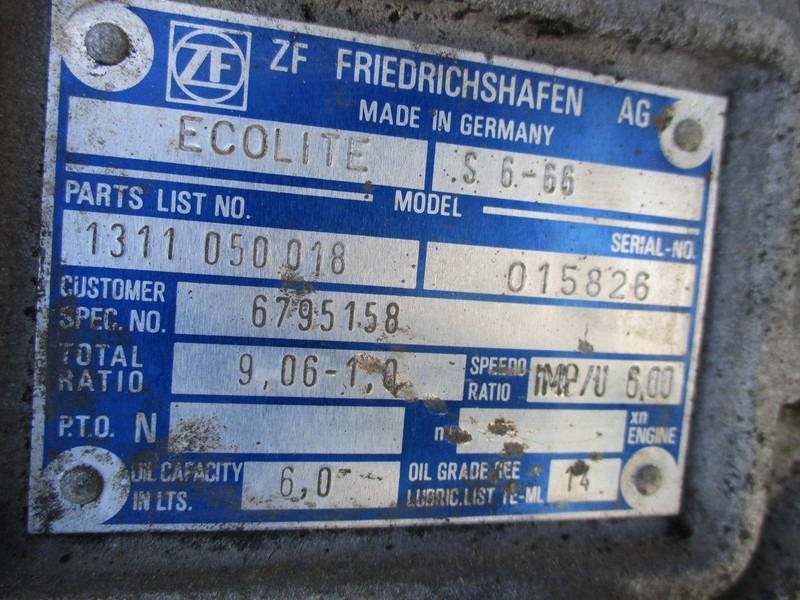 Gearbox for Truck ZF Gearbox ZF , 7 pieces in stock: picture 8