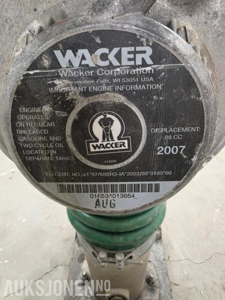 2007 Wacker Stamper - Roller: picture 5 2007 Wacker Stamper - Roller: picture 5