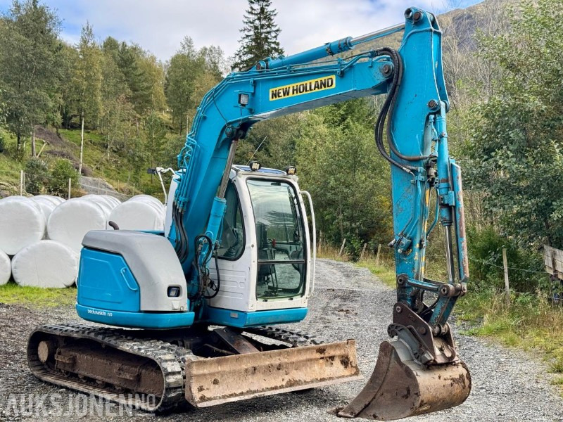 2008 New Holland E70SR-ES Gravemaskin - Tannskuffe - Grøfteskuffe - Pusseskuffe - Timer: 5746 - Mini excavator: picture 2 2008 New Holland E70SR-ES Gravemaskin - Tannskuffe - Grøfteskuffe - Pusseskuffe - Timer: 5746 - Mini excavator: picture 2