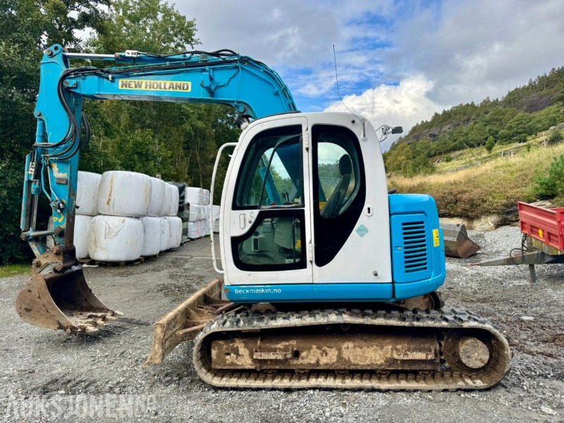 2008 New Holland E70SR-ES Gravemaskin - Tannskuffe - Grøfteskuffe - Pusseskuffe - Timer: 5746 - Mini excavator: picture 5 2008 New Holland E70SR-ES Gravemaskin - Tannskuffe - Grøfteskuffe - Pusseskuffe - Timer: 5746 - Mini excavator: picture 5