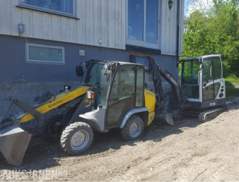 2012 KramerAllrad 350 Hjullaster - KUN 660 timer Mva-fri - Med original skuffe og pallegafler - Wheel loader: picture 2 2012 KramerAllrad 350 Hjullaster - KUN 660 timer Mva-fri - Med original skuffe og pallegafler - Wheel loader: picture 2