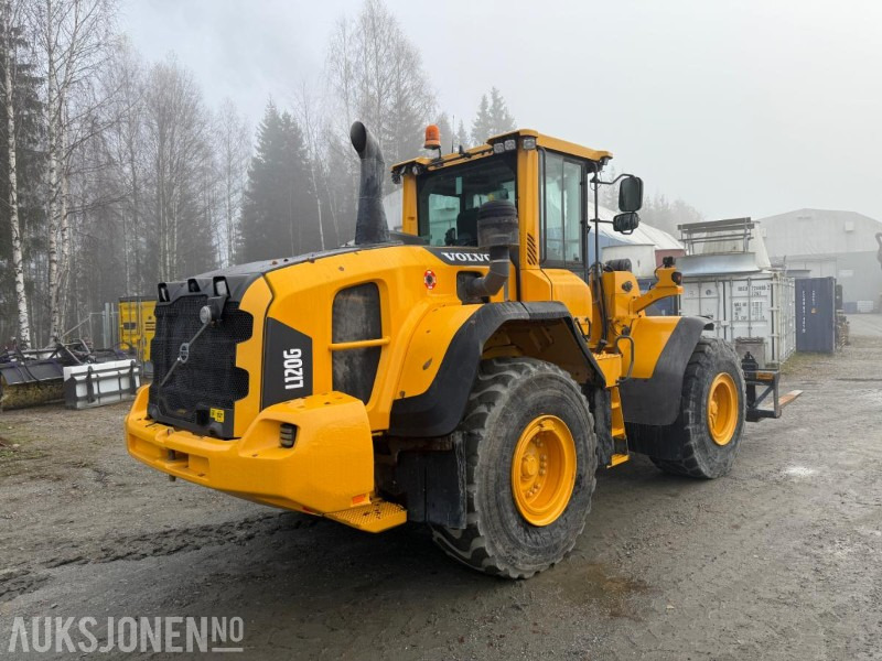 2014 Volvo L120G hjullaster, 7763 timer, Hydr. pallegaffel, nylig service og årskontroll - Wheel loader: picture 5 2014 Volvo L120G hjullaster, 7763 timer, Hydr. pallegaffel, nylig service og årskontroll - Wheel loader: picture 5