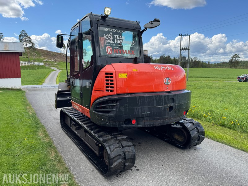 2016 Kubota KX080-4 gravemaskin TILTROTATOR, 2 SKUFFER, SENTRALSMØRING - Excavator: picture 5 2016 Kubota KX080-4 gravemaskin TILTROTATOR, 2 SKUFFER, SENTRALSMØRING - Excavator: picture 5