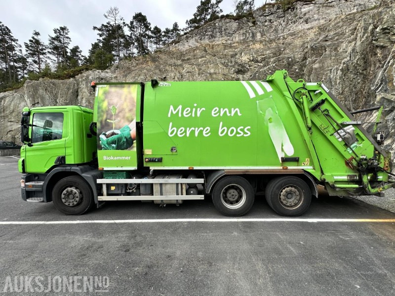 2016 Scania P320 Komprimatorbil - NY EU/2 kammer Inkl. biokammer/MTM påbygg, 277256km - Garbage truck: picture 2 2016 Scania P320 Komprimatorbil - NY EU/2 kammer Inkl. biokammer/MTM påbygg, 277256km - Garbage truck: picture 2