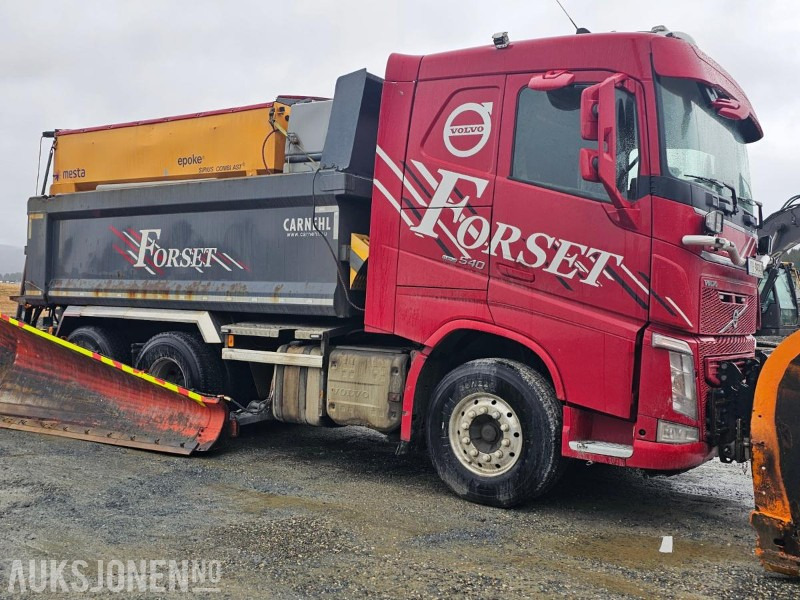 2017 Volvo FH 540 Tippbil med full brøytehydraulikk og planvibrator -Nye dekk for sesong(!!) - Tipper: picture 5 2017 Volvo FH 540 Tippbil med full brøytehydraulikk og planvibrator -Nye dekk for sesong(!!) - Tipper: picture 5