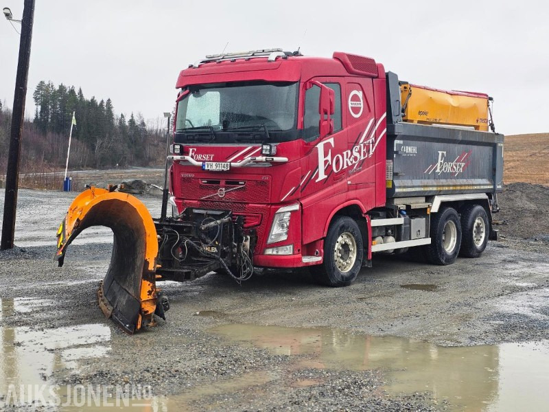 2017 Volvo FH 540 Tippbil med full brøytehydraulikk og planvibrator -Nye dekk for sesong(!!) - Tipper: picture 1 2017 Volvo FH 540 Tippbil med full brøytehydraulikk og planvibrator -Nye dekk for sesong(!!) - Tipper: picture 1