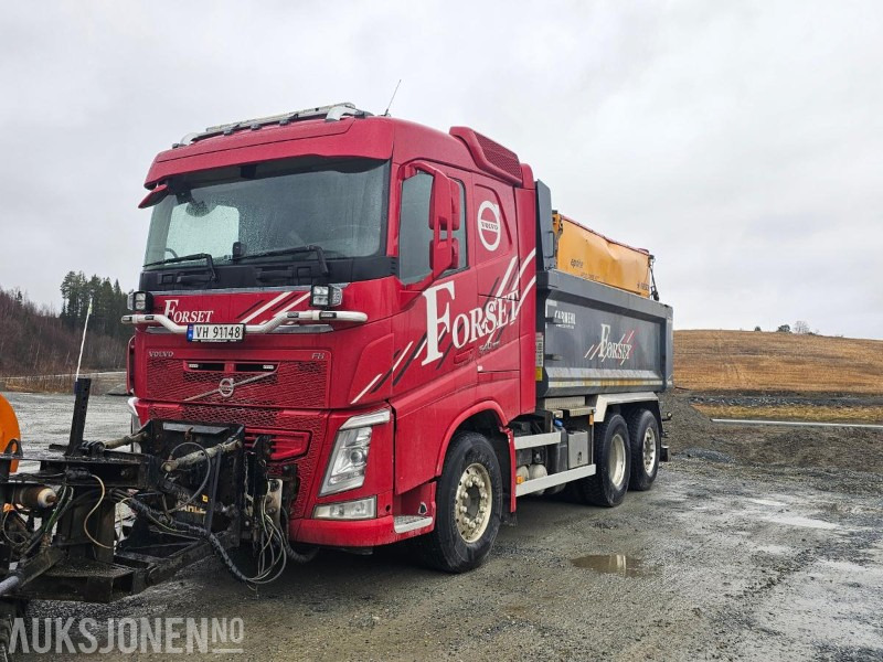 2017 Volvo FH 540 Tippbil med full brøytehydraulikk og planvibrator -Nye dekk for sesong(!!) - Tipper: picture 2 2017 Volvo FH 540 Tippbil med full brøytehydraulikk og planvibrator -Nye dekk for sesong(!!) - Tipper: picture 2