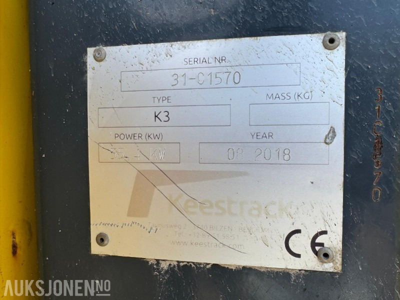 Screener 2018 Keestrack K3 mobil sikteverk 2872t: picture 17