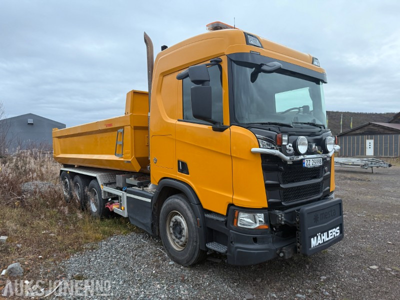 2019 Scania R580 8x4 - Krokbil - Brøyterigget - Underliggende skjær - Hook lift truck: picture 3 2019 Scania R580 8x4 - Krokbil - Brøyterigget - Underliggende skjær - Hook lift truck: picture 3