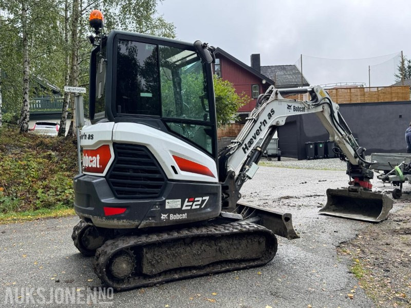 2022 Bobcat E27 minigraver / Rototilt / 3 skuffer - Mini excavator: picture 5 2022 Bobcat E27 minigraver / Rototilt / 3 skuffer - Mini excavator: picture 5