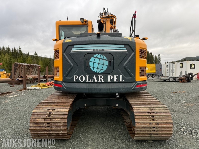 2022 Hyundai HX145LCR beltegraver m/ Steelwrist X20 tiltrotator og pusseskuff - Excavator: picture 4 2022 Hyundai HX145LCR beltegraver m/ Steelwrist X20 tiltrotator og pusseskuff - Excavator: picture 4