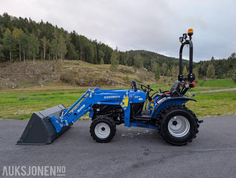 2023 Solis 26 traktor 4wd Frontlaster Snøskuffe Totrinns snøfres 130 timer - Farm tractor: picture 5 2023 Solis 26 traktor 4wd Frontlaster Snøskuffe Totrinns snøfres 130 timer - Farm tractor: picture 5