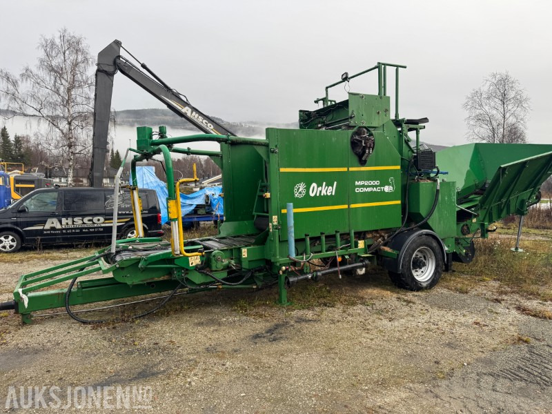 2009 Orkel MP2000 Compact stasjonær rundballepresse for halm, flis, plast og lignende. - Agricultural machinery: picture 1 2009 Orkel MP2000 Compact stasjonær rundballepresse for halm, flis, plast og lignende. - Agricultural machinery: picture 1