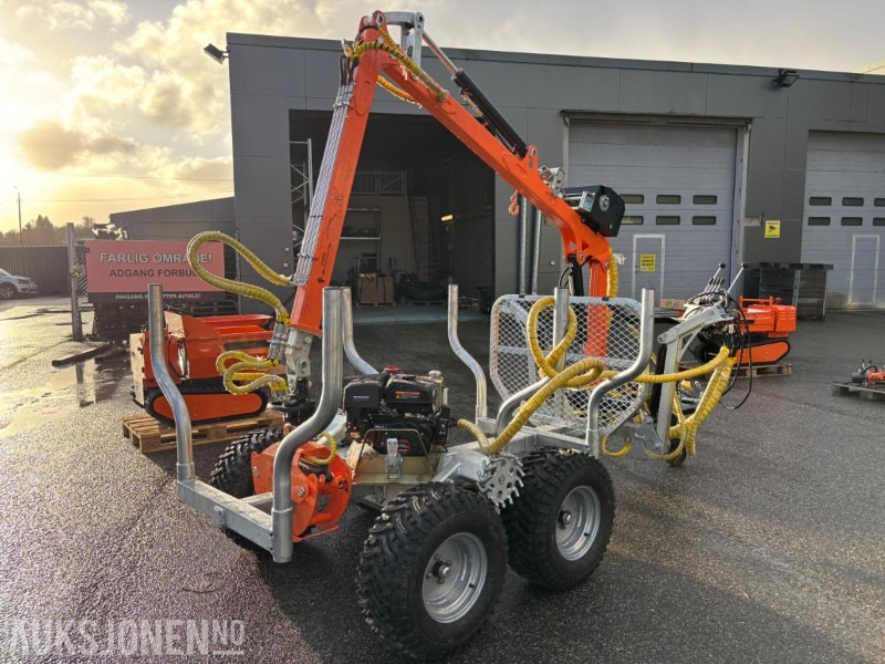 TØMMERHENGER VOSS HYDRAULISK KRAN. VINSJ. RADIOSTYRING OG ROBSON-DRIF. TIL ATV OG TRAKTOR - Agricultural machinery: picture 4 TØMMERHENGER VOSS HYDRAULISK KRAN. VINSJ. RADIOSTYRING OG ROBSON-DRIF. TIL ATV OG TRAKTOR - Agricultural machinery: picture 4