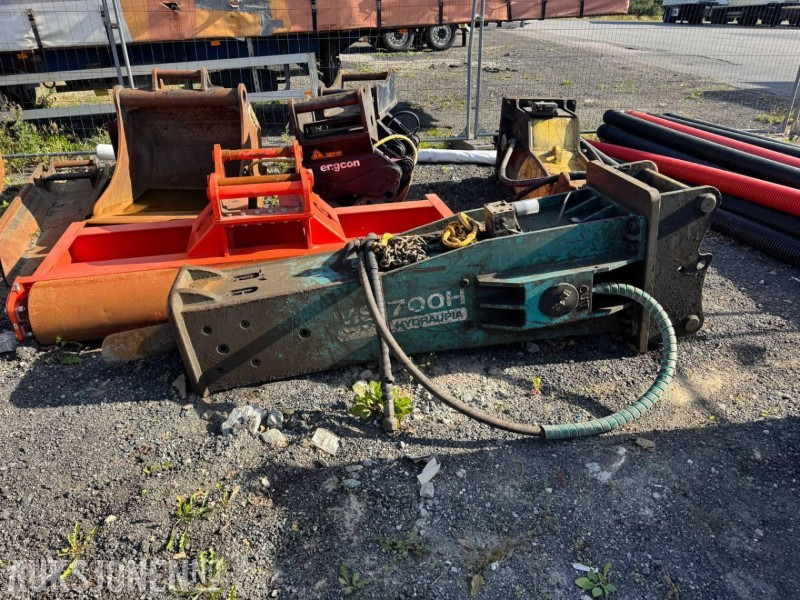 MSB MS700H Hydraulisk Hammer Med S70 Feste - Attachment for Construction machinery: picture 1 MSB MS700H Hydraulisk Hammer Med S70 Feste - Attachment for Construction machinery: picture 1