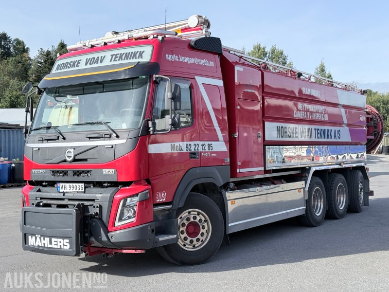 2018 Volvo FMX 540 8x4 suge/spylebil - 98 180km - Municipal/ Special vehicle: picture 1 2018 Volvo FMX 540 8x4 suge/spylebil - 98 180km - Municipal/ Special vehicle: picture 1