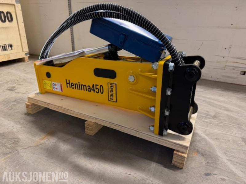 NY HENIMA 450 PIGGHAMMER TIL 1,2-3 TONNS GRAVEMASKIN S30 M/GARANTI - Other machinery: picture 2 NY HENIMA 450 PIGGHAMMER TIL 1,2-3 TONNS GRAVEMASKIN S30 M/GARANTI - Other machinery: picture 2