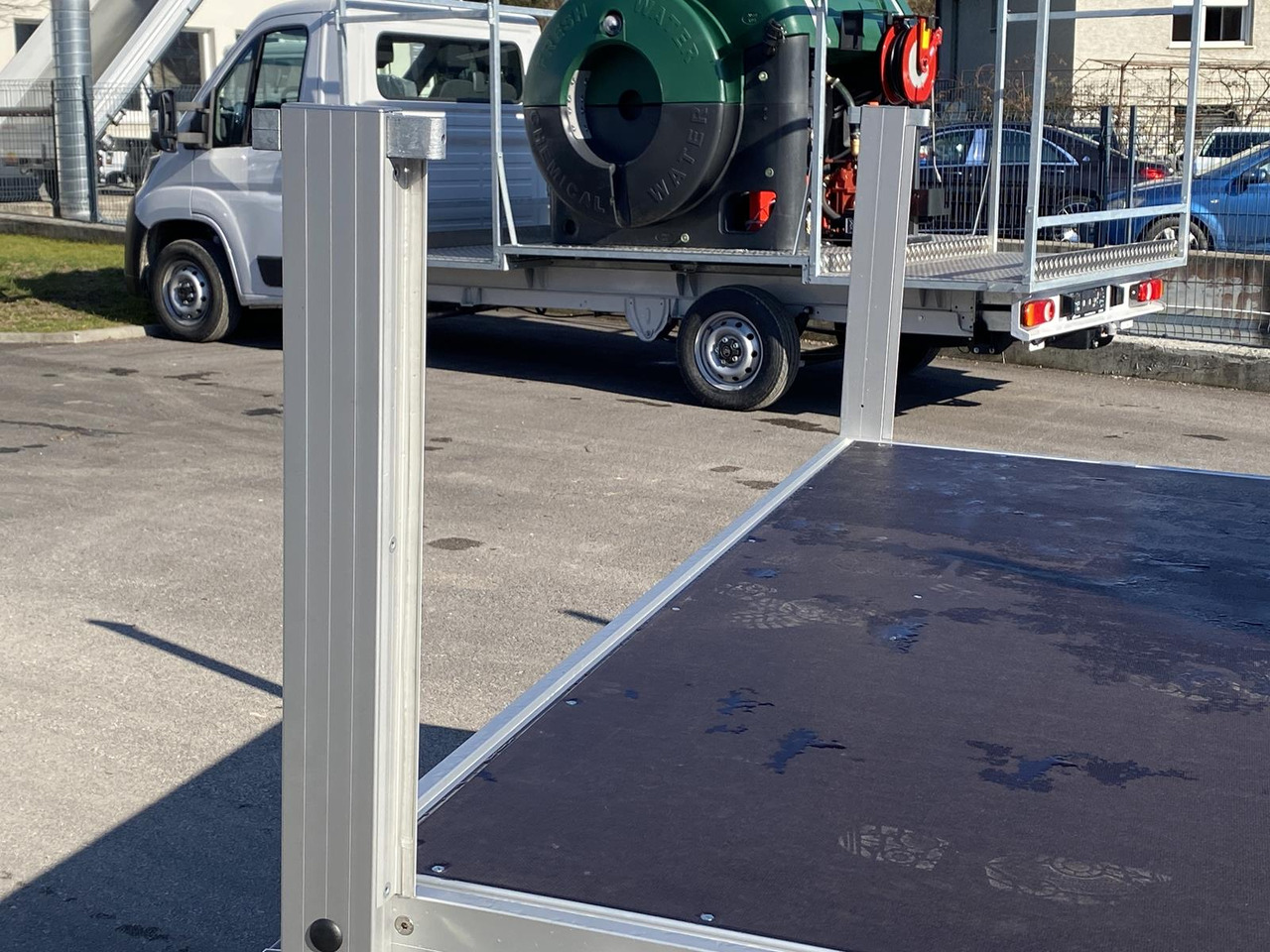 Lease a MAN TGE 3.180 DOKA 1+6 3640MM | OFFENE PRITSCHE + ALU KOFFER AUF DER PRITSCHE MAN TGE 3.180 DOKA 1+6 3640MM | OFFENE PRITSCHE + ALU KOFFER AUF DER PRITSCHE: picture 9