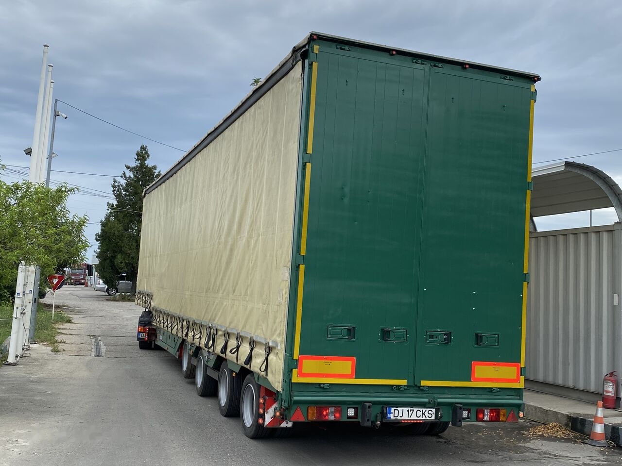 Low loader semi-trailer Meusburger Typ: MPG-4 - trailer combine / tractoare / vole - axe viratoare: picture 16
