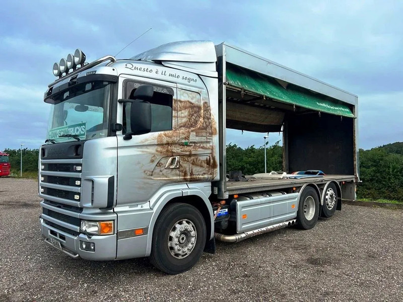 Autotransporter truck Scania R164-480 V8 Steel / Air suspension.: picture 9