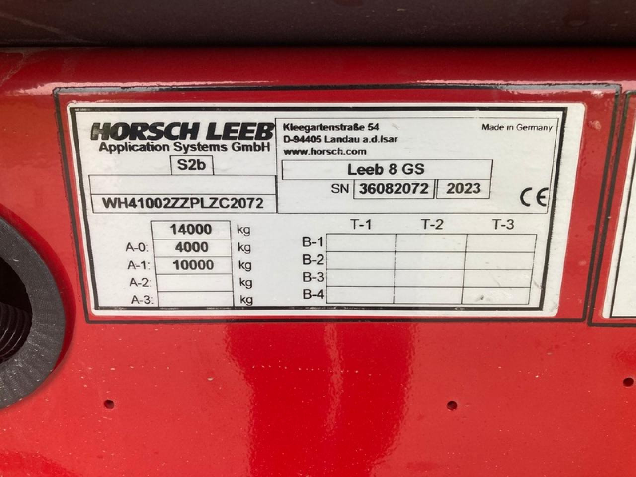 Horsch LEEB 8 GS - Trailed sprayer: picture 4 Horsch LEEB 8 GS - Trailed sprayer: picture 4