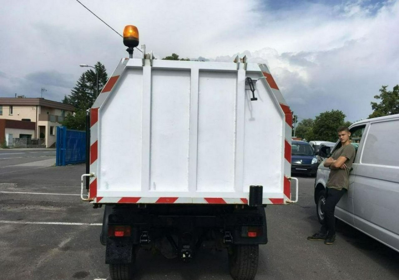 Garbage truck Inna Inny Unimog UX100 Śmieciarka wywrotka prasa: picture 19